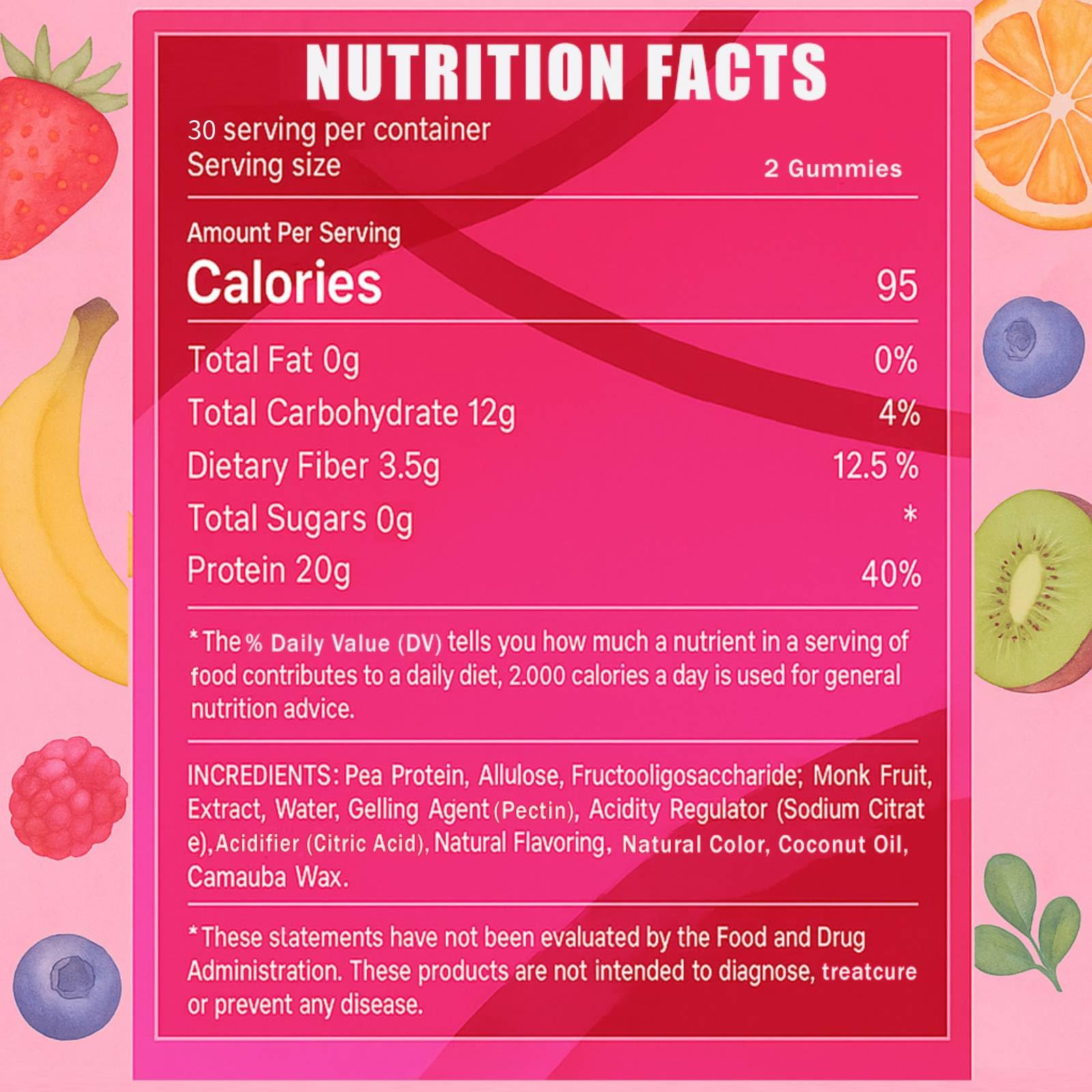 ipxkwll OAKA Protein Gummies packets showing convenient, zero-sugar protein on the go.