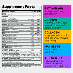 IQ Biology Biotin Gummies packaging highlights clean label and premium formula.