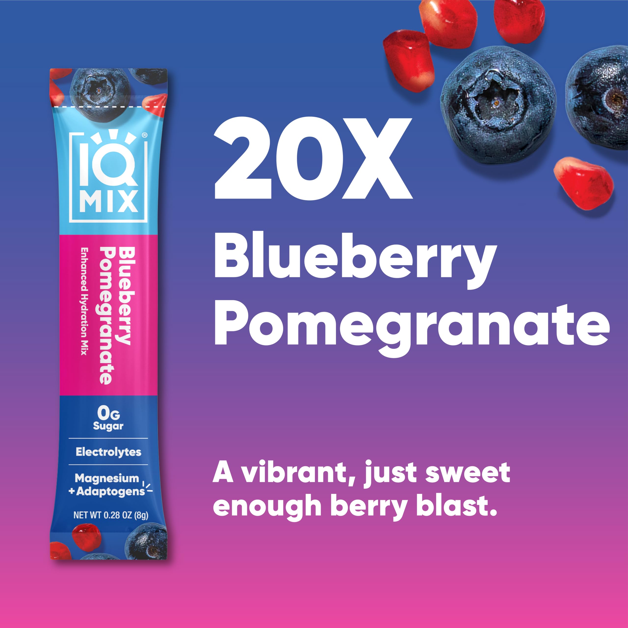 IQMIX electrolyte blend with sodium and potassium for balanced hydration