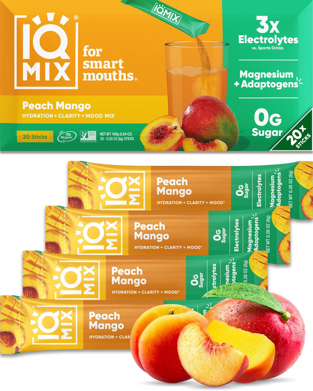 IQMIX hydration packet provides rapid hydration and a tasty boost for workouts.