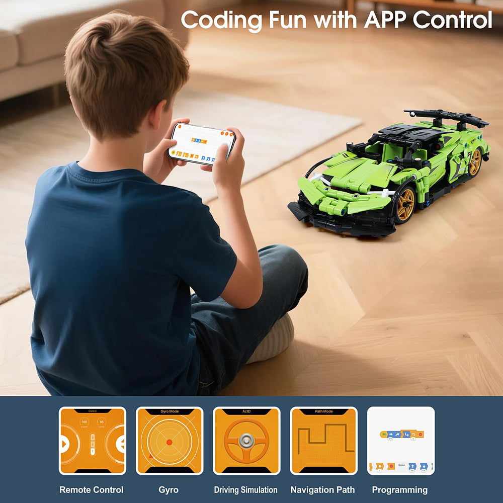 IQKidz app control interface enables immersive driving and easy remote play