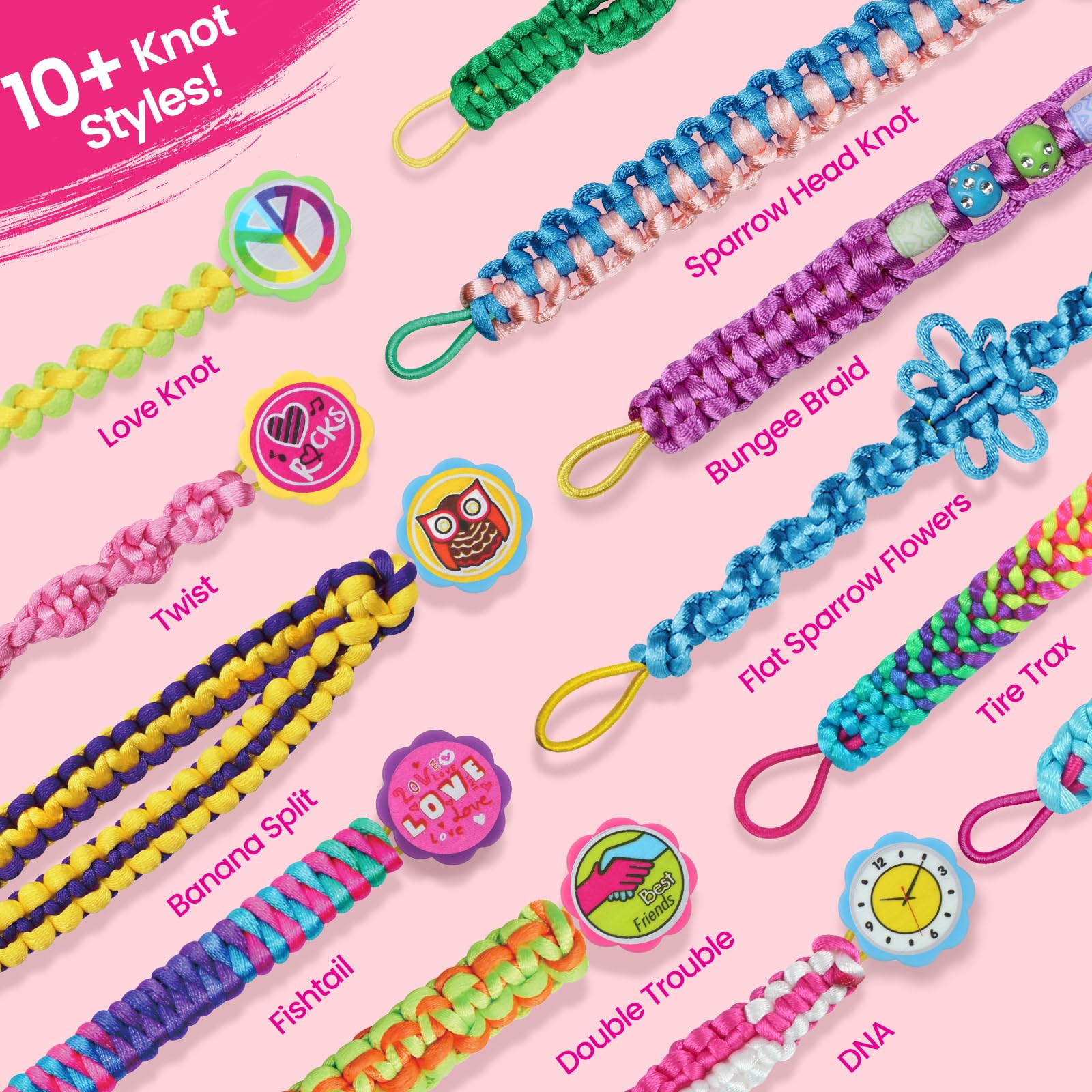 IQKidz clasps and beads for customizable bracelets