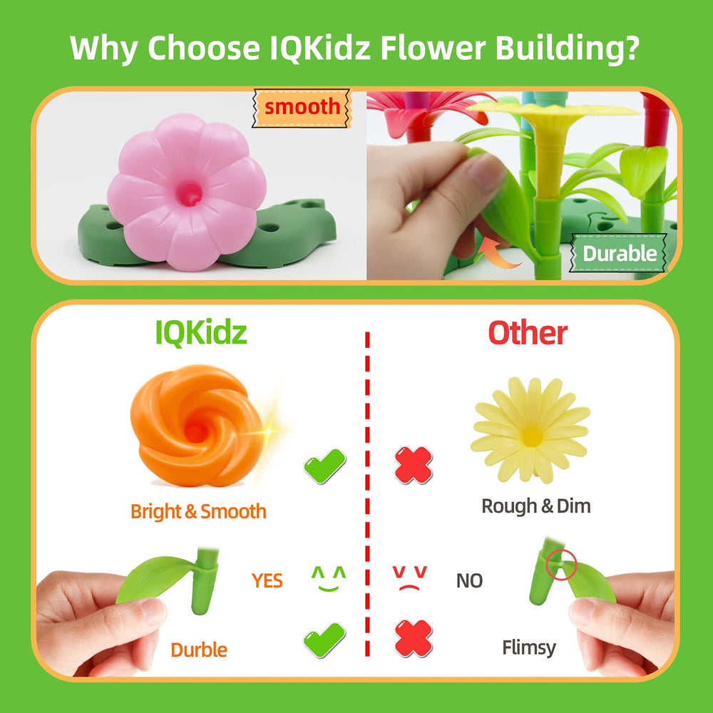 IQKidz Indoor-outdoor playset suits classroom or home garden pretend play.