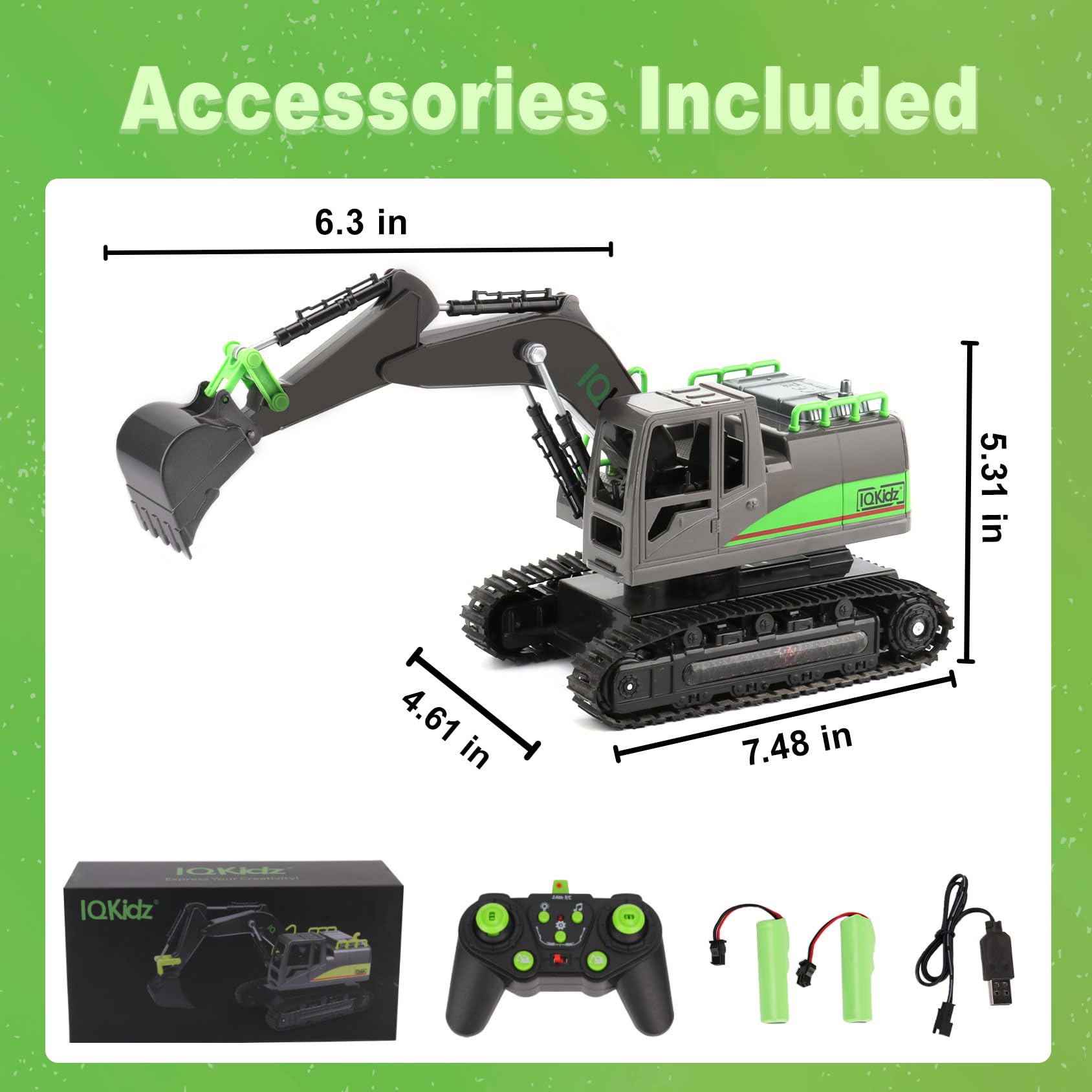 IQKidz metal shovel digs sand with realistic heft