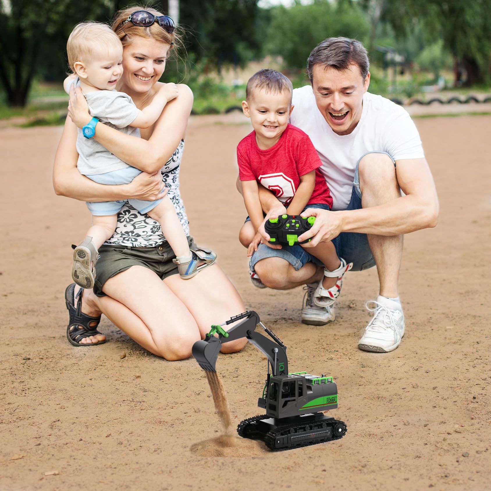 IQKidz outdoor construction toy ideal for sandbox and backyard adventures