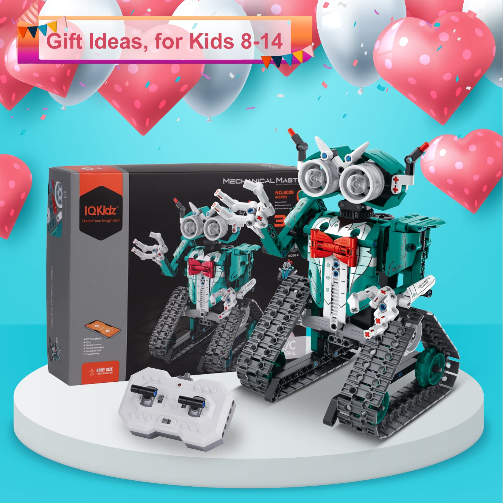 IQKidz sturdy construction close-up focusing on reliable parts for repeated building.