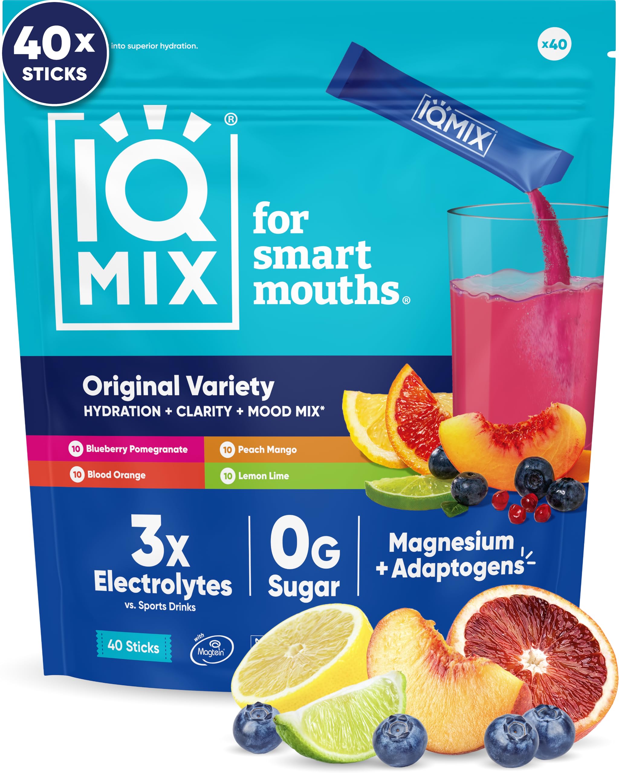 IQMIX blood orange packet supports on-the-go hydration and steady energy.