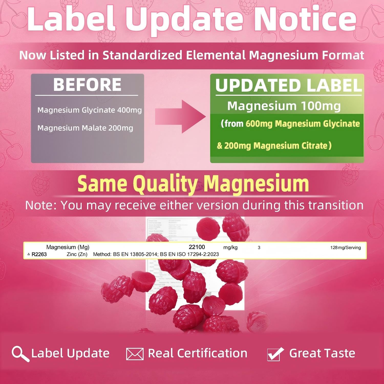 Beetroot powder accents color and nutrients in IRIDESICENT gummies.
