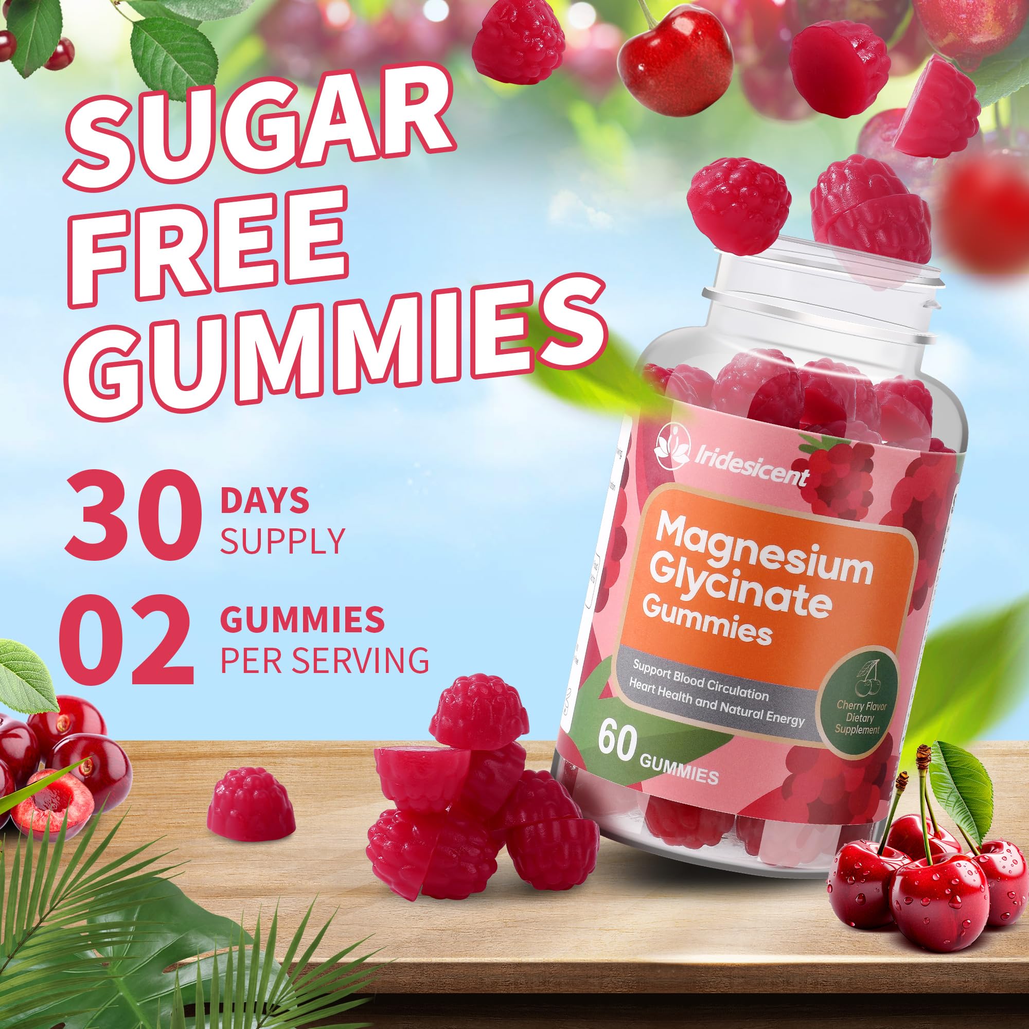 Vegan-friendly IRIDESICENT gummies fit plant-based wellness routines.