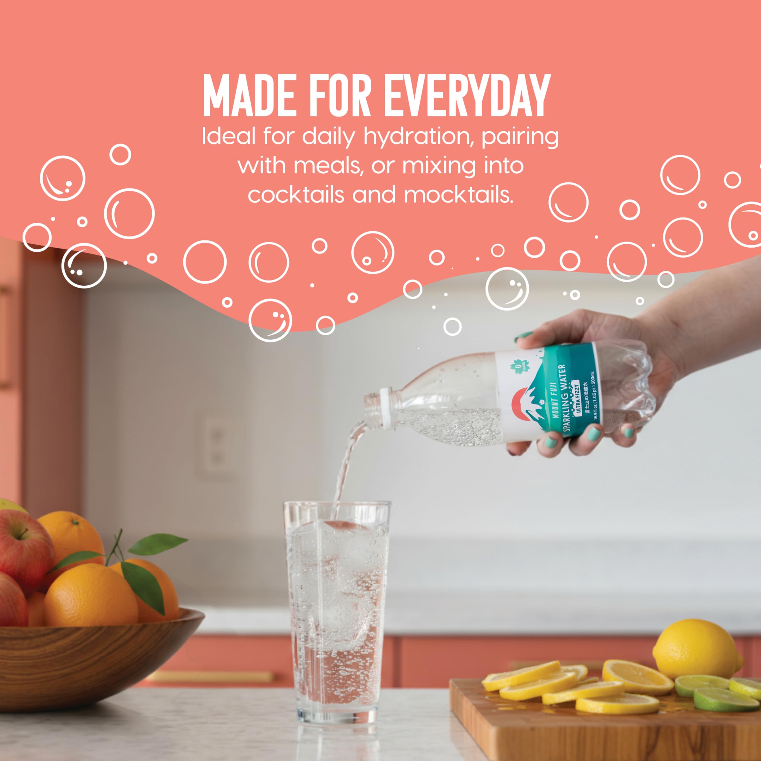 IRIS USA 24-pack bottles collection convenient for home or office hydration.