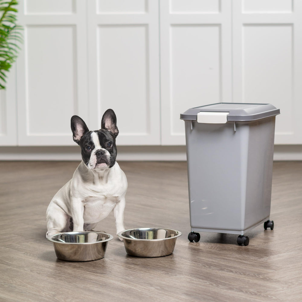 IRIS USA BPA-free and FDA-compliant for safe storage of pet food.