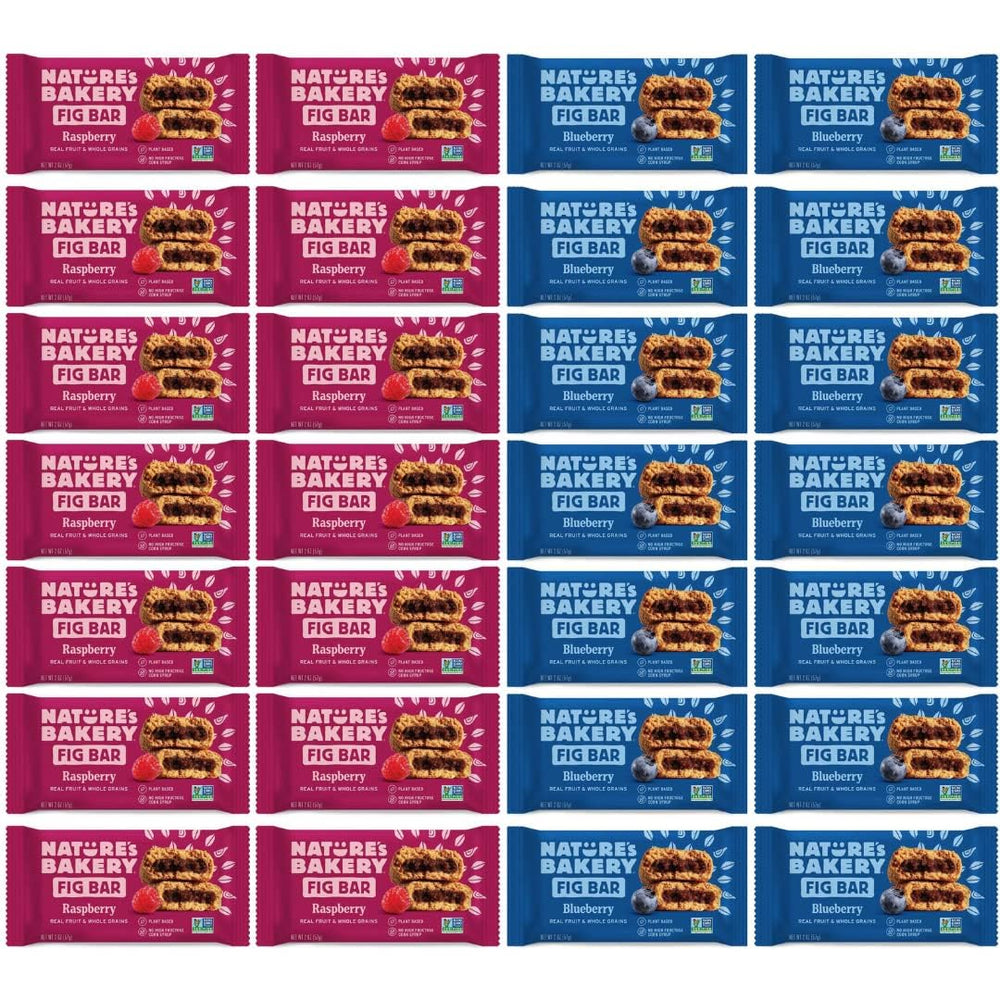 Iron Shield Nature's Bakery whole wheat fig bars blueberry pack for on-the-go snacking
