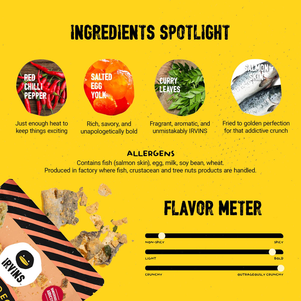 IRVINS Halal-Certified badge signals dietary compliance.