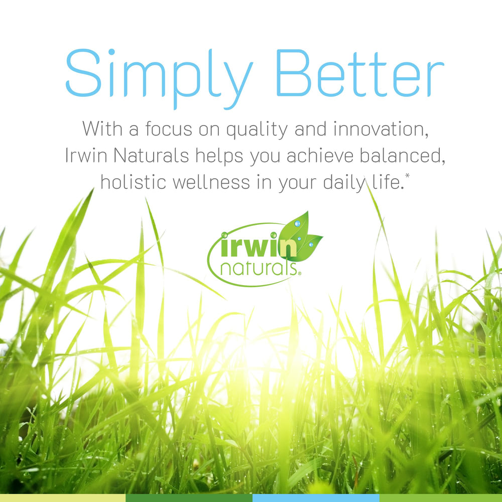 Irwin Naturals Bioperine boost highlights enhanced absorption in capsule form.