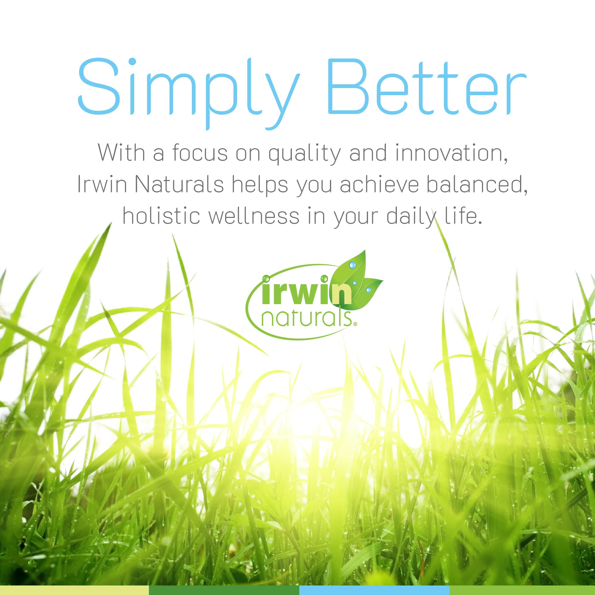 Irwin Naturals Inflamma-Less natural ingredients panel signals a clean formulation.