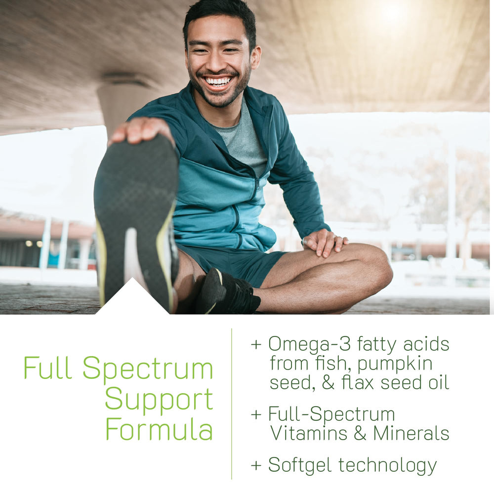 Irwin Naturals Living Green soft-gels releasing nutrients quickly