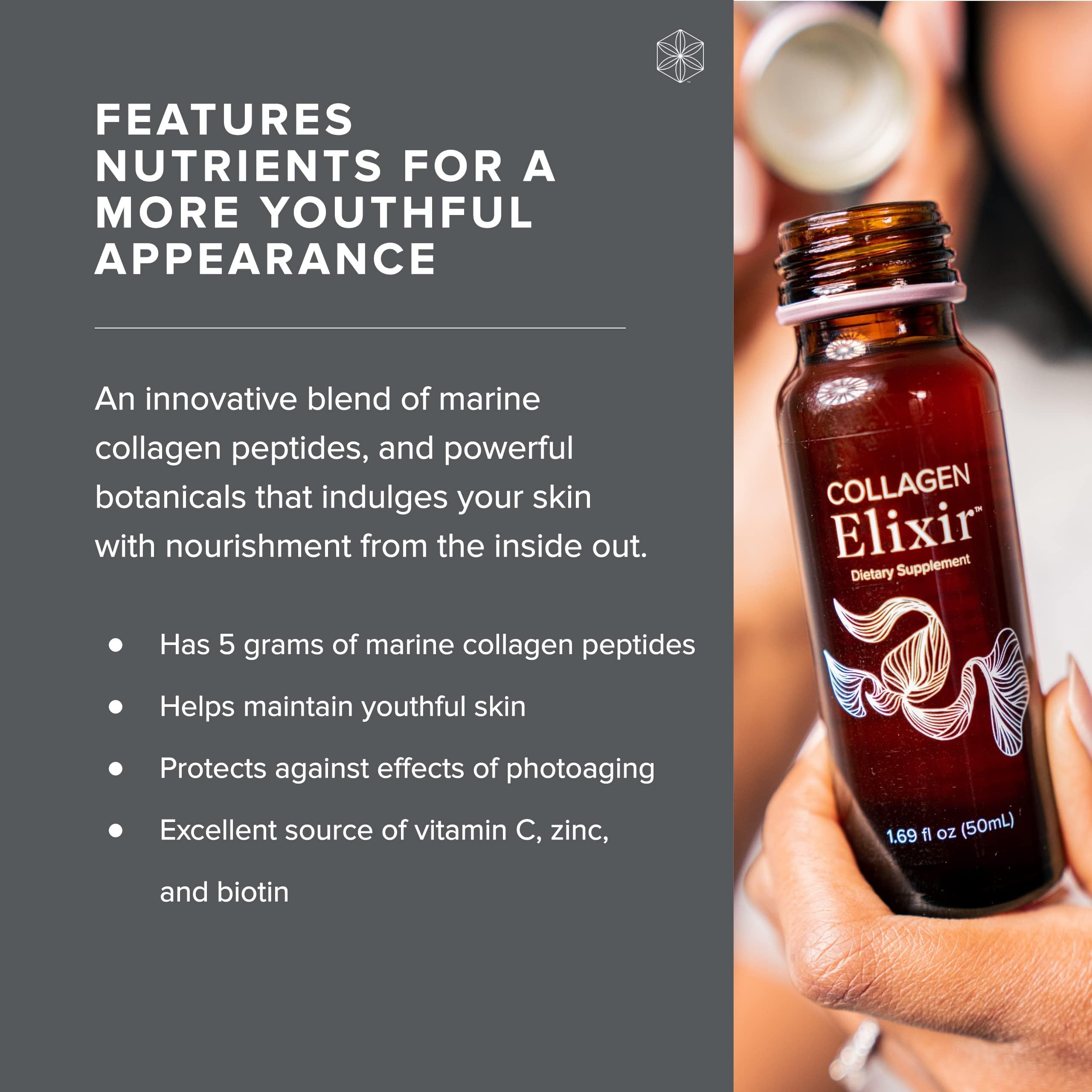 Isagenix Collagen Elixir zinc biotin ingredient component