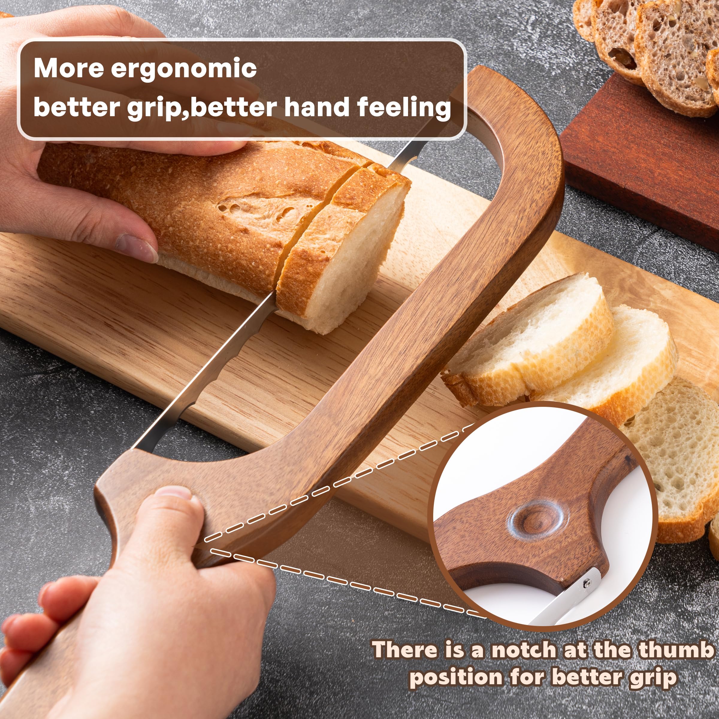 ISAIDNO knife shown with protective cover to prevent accidental cuts