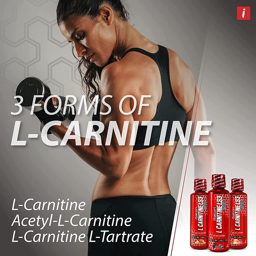 iSatori L-Carnitine LS3 3000 bombsicle glass tasting energy boost.