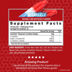 iSatori L-Carnitine LS3 3000 bottle closeup showing formula details.