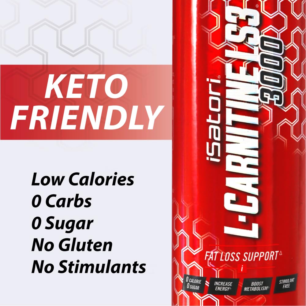 iSatori L-Carnitine LS3 3000 liquid consistency for smooth mixing.