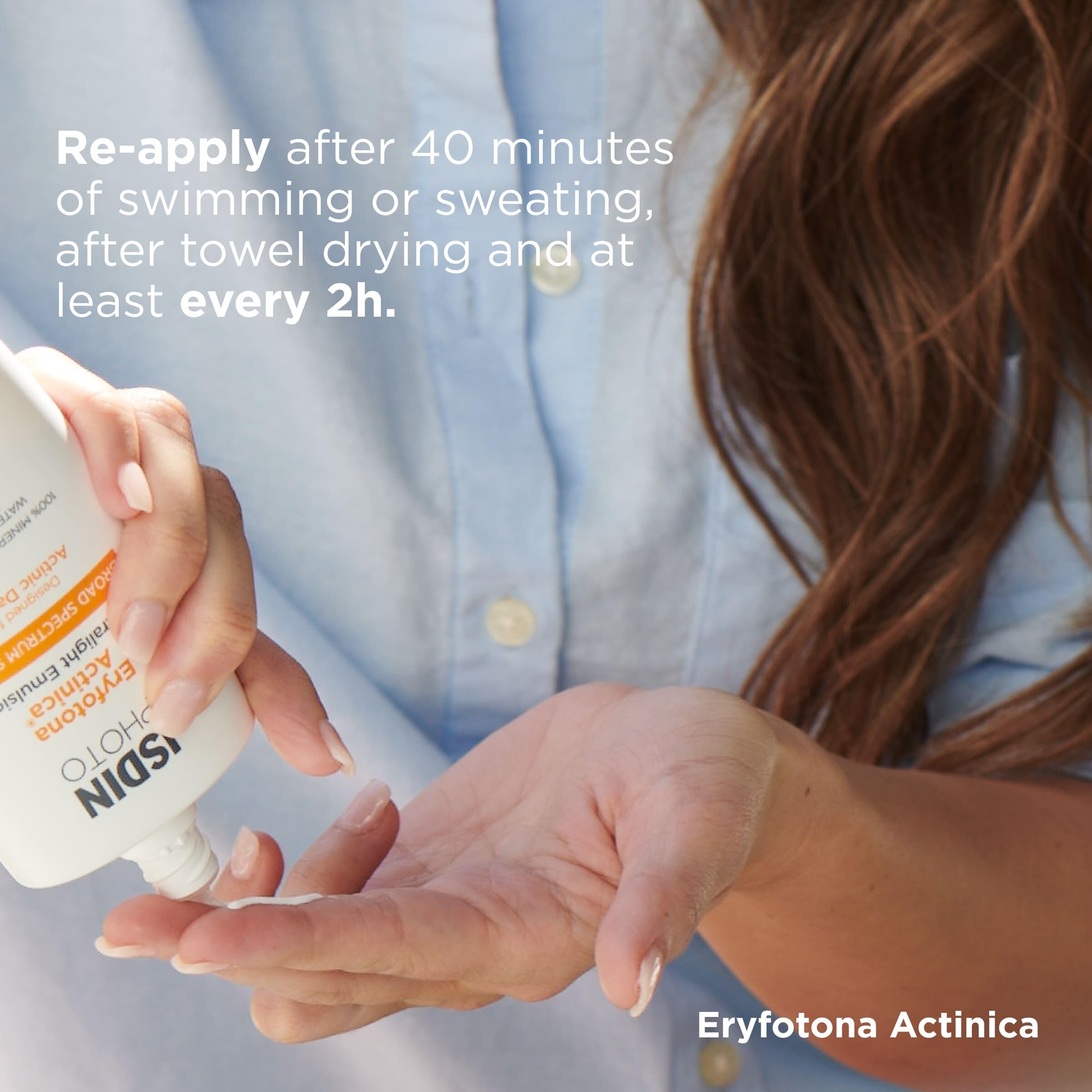 ISDIN Eryfotona Actinica SPF 50 suitable for sensitive skin