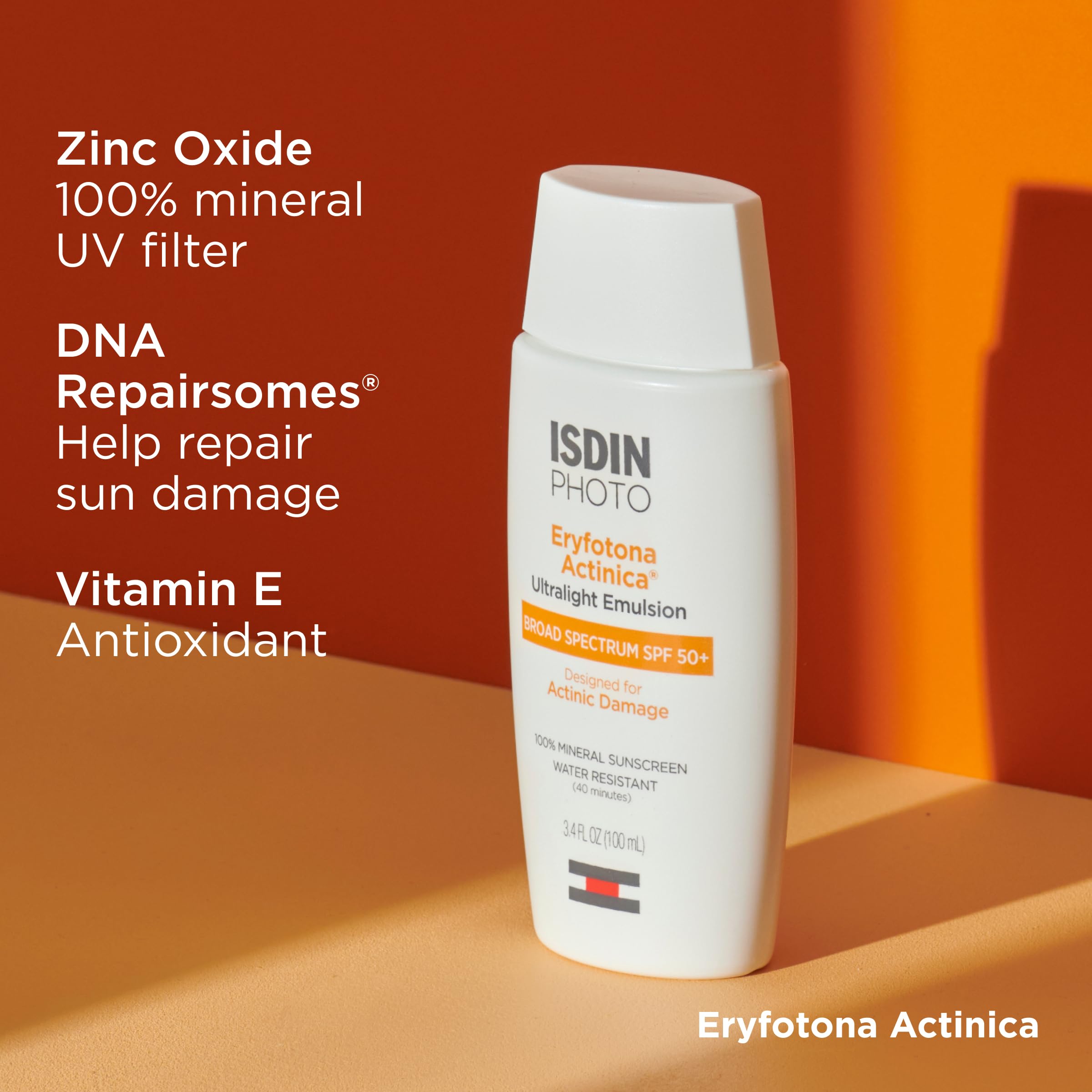 ISDIN Eryfotona Actinica SPF 50 vitamin E antioxidant