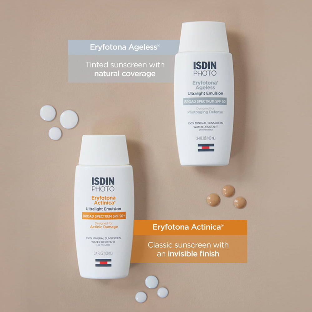 Lightweight, oil-free, noncomedogenic ISDIN sunscreen