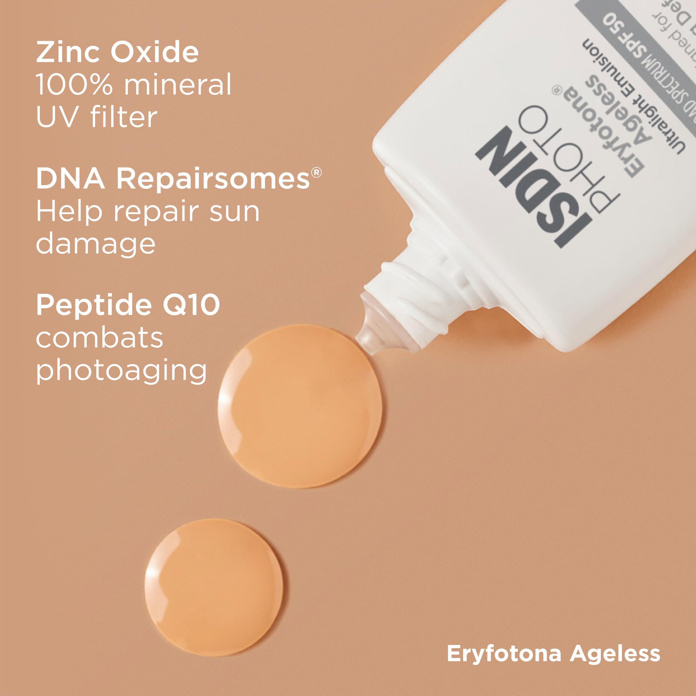 ISDIN Eryfotona Ageless SPF 50 is water resistant during activity.