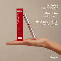 ISDIN Si-Nails dispenser demonstrates controlled dose for consistent application.