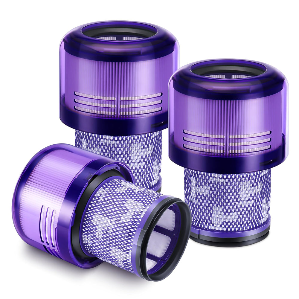 Isinlive Dyson V11 filter pack with three pieces for easier maintenance and extended suction.