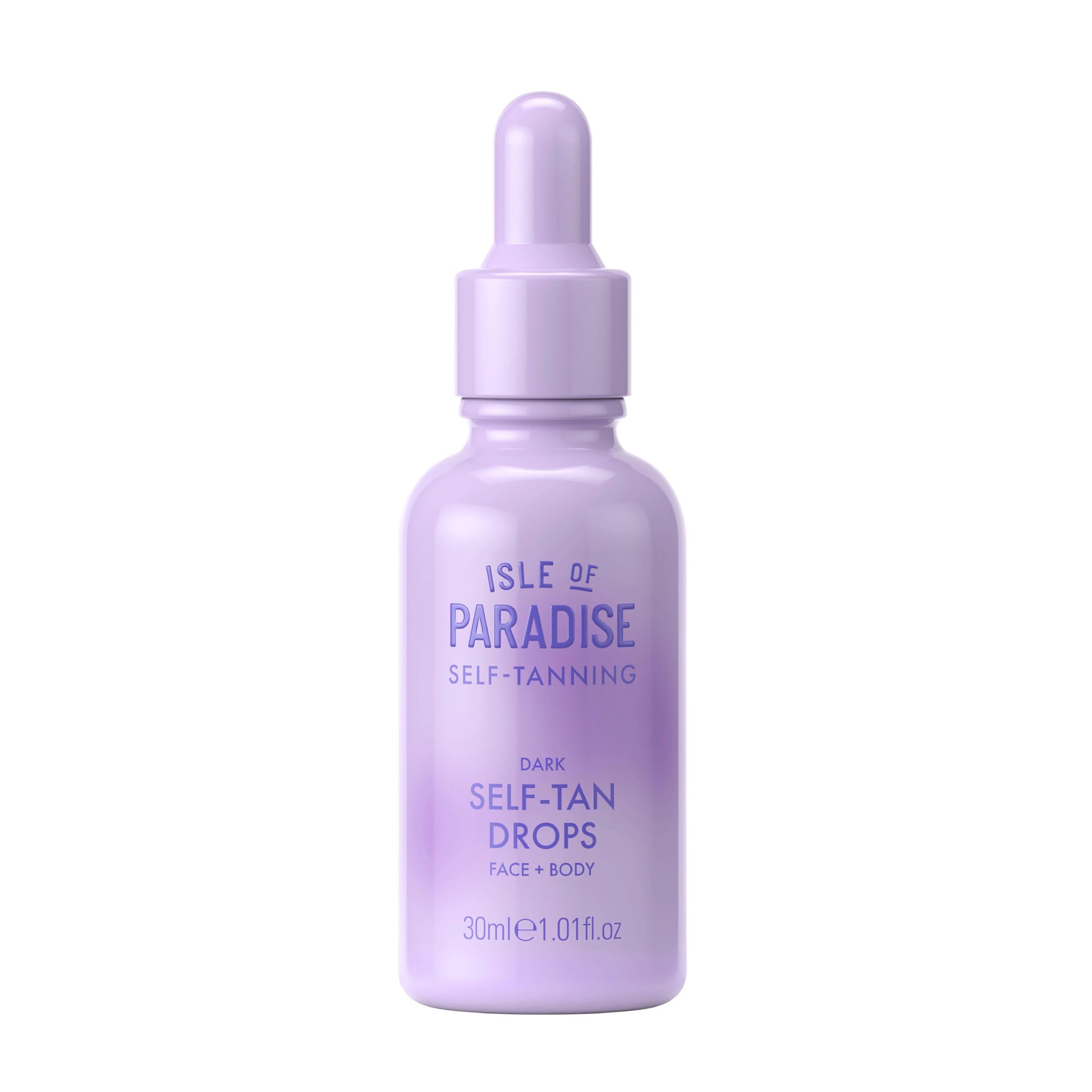 Isle of Paradise dark drops bottle for a customizable, natural-looking tan.