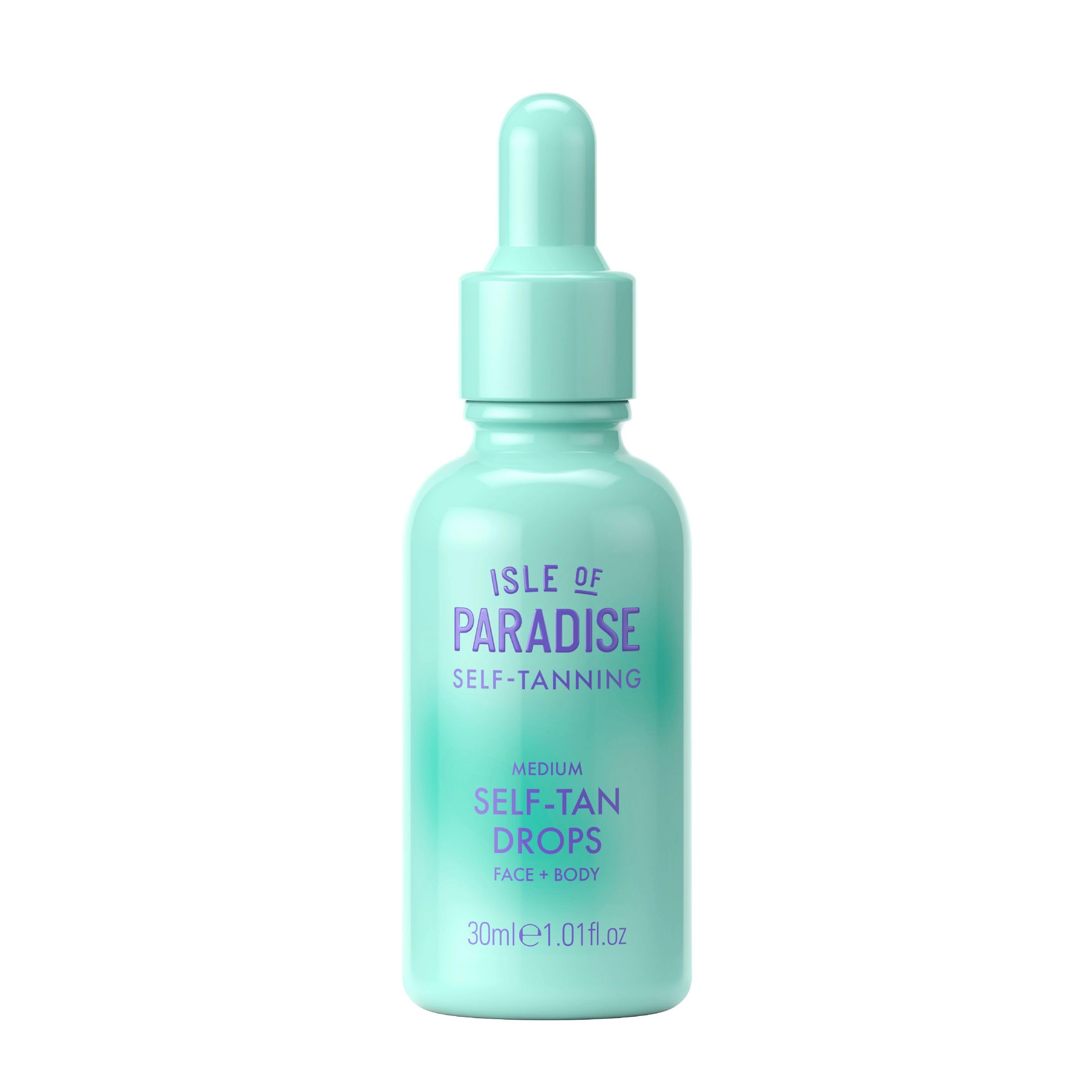 Isle of Paradise drops mixed with moisturizer for a customizable, natural-looking tan.