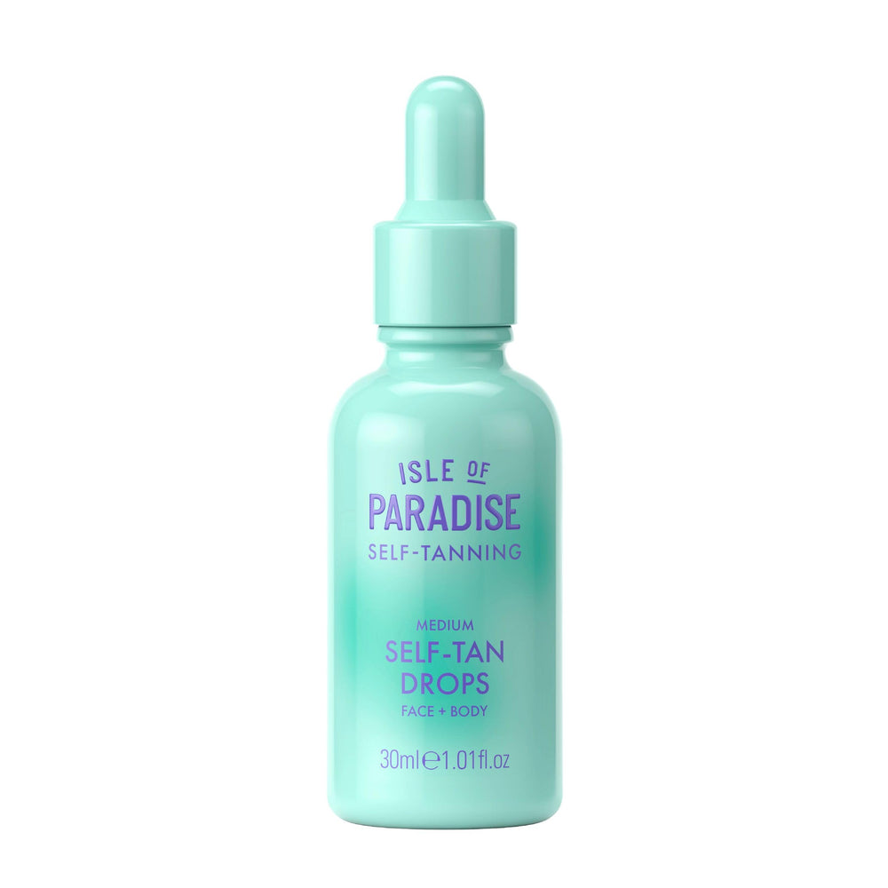 Isle of Paradise drops mixed with moisturizer for a customizable, natural-looking tan.