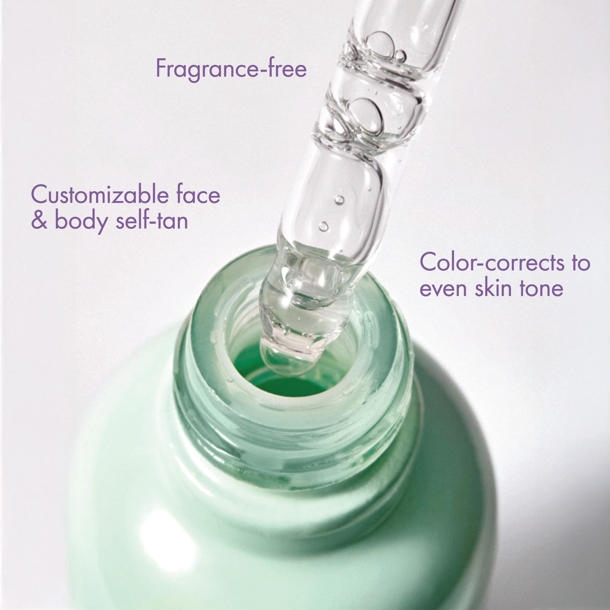 Isle of Paradise packaging box highlights fragrance-free formula.