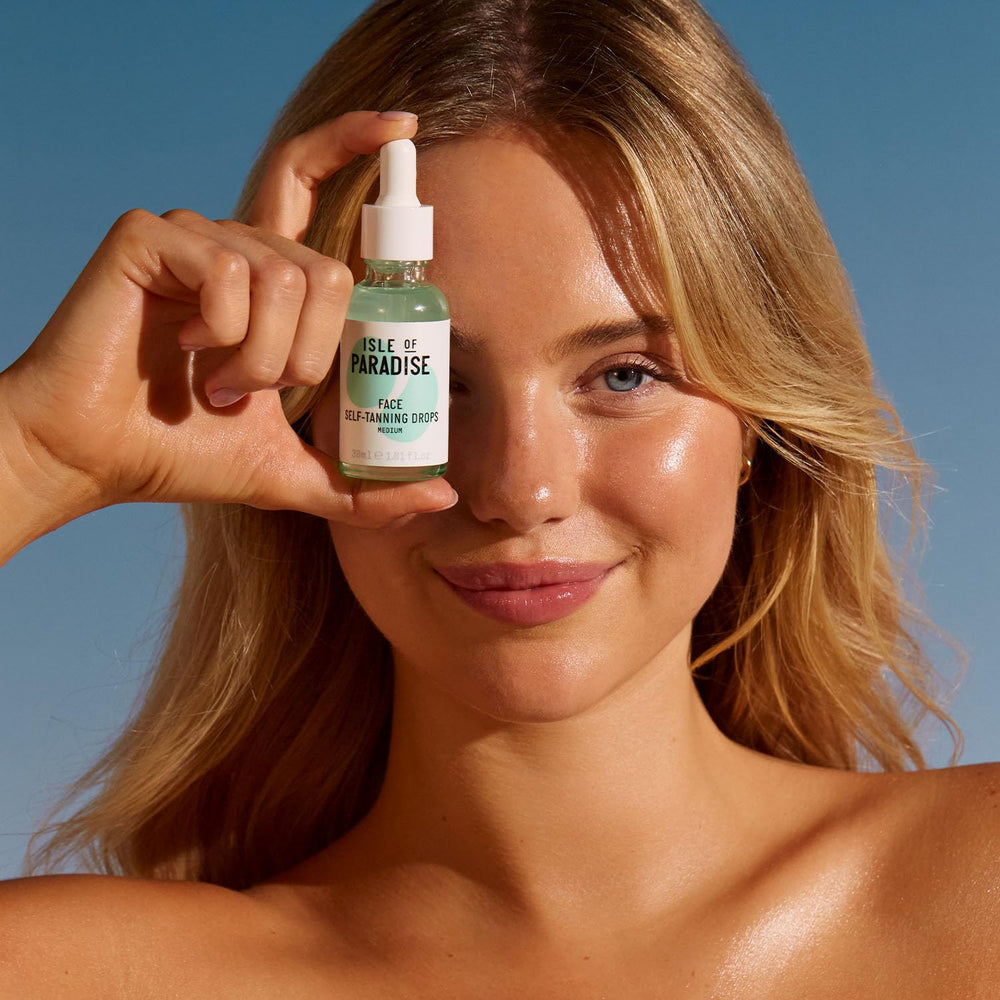 Isle of Paradise travel-size 0.33 fl oz bottle.