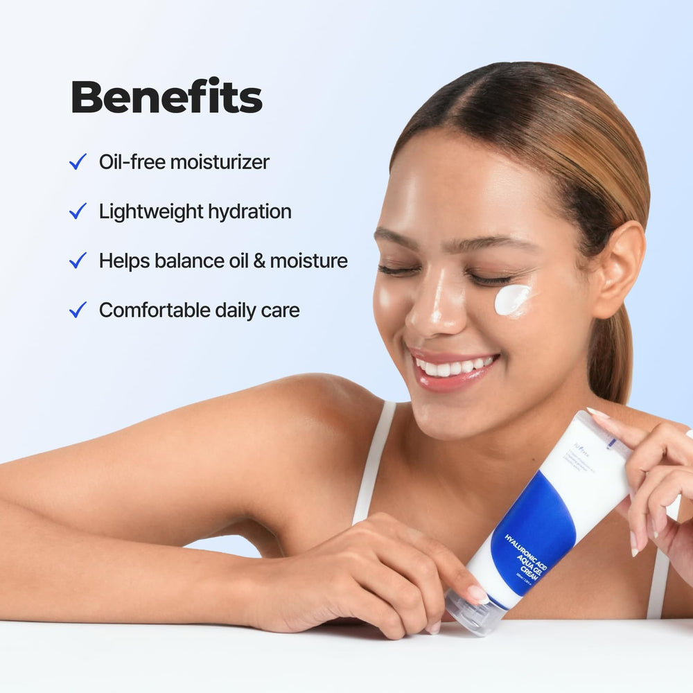 IsNtree Aqua Gel Cream with Centella ingredient hints soothing formula