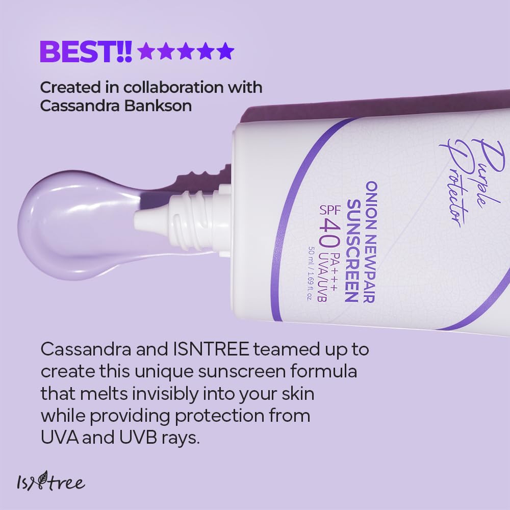 ISNTREE Red onion extract ingredient helps calm redness.
