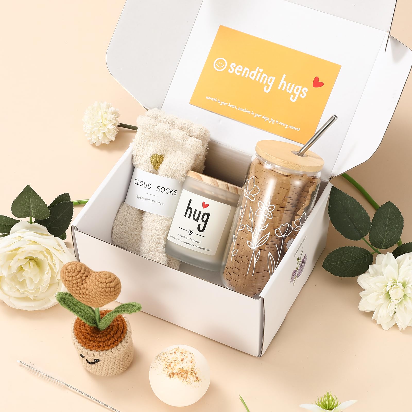 Isolune gift box with lavender aroma enhances the gift-giving moment.