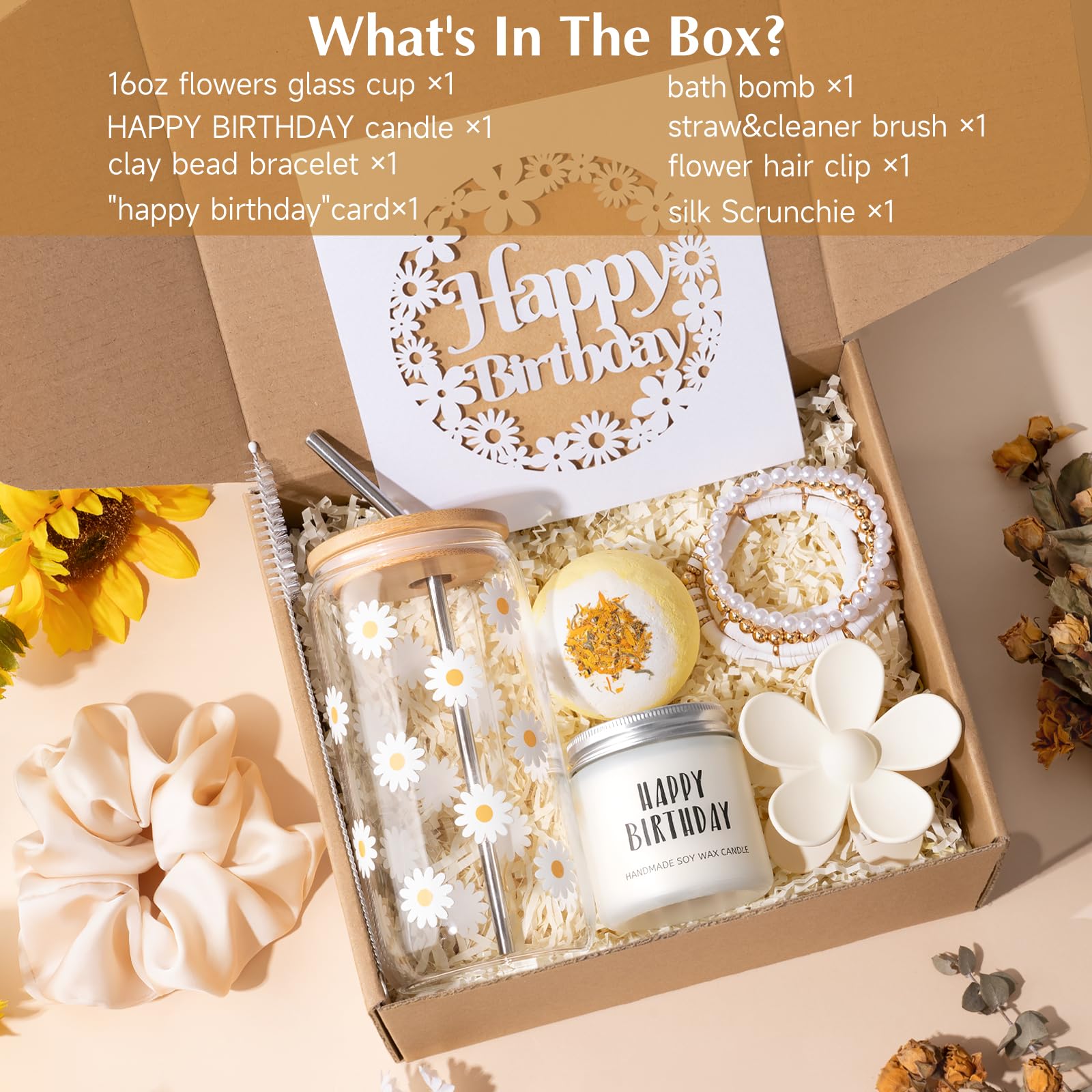 Isolune HAPPY BIRTHDAY candle adding a warm glow to celebrations