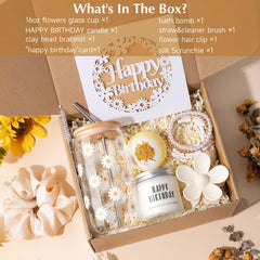 Isolune HAPPY BIRTHDAY candle adding a warm glow to celebrations