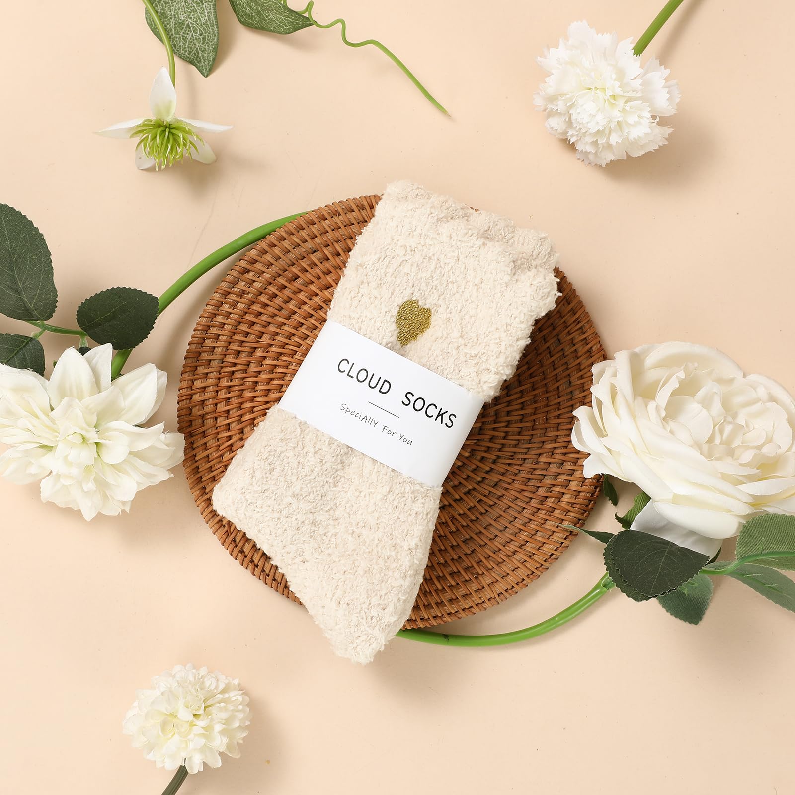 Isolune ultra-soft socks offer cozy warmth and comfort for recovery days.