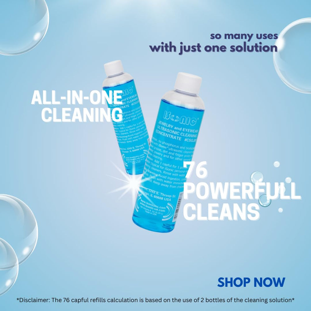 iSonic two-pack packaging and logo emphasizes value for households