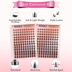 ISOOLU Bond and Seal duo shown for long-lasting lash finish