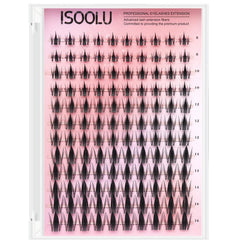 ISOOLU Lash Clusters Manga Kit close-up for DIY styling and dramatic volume