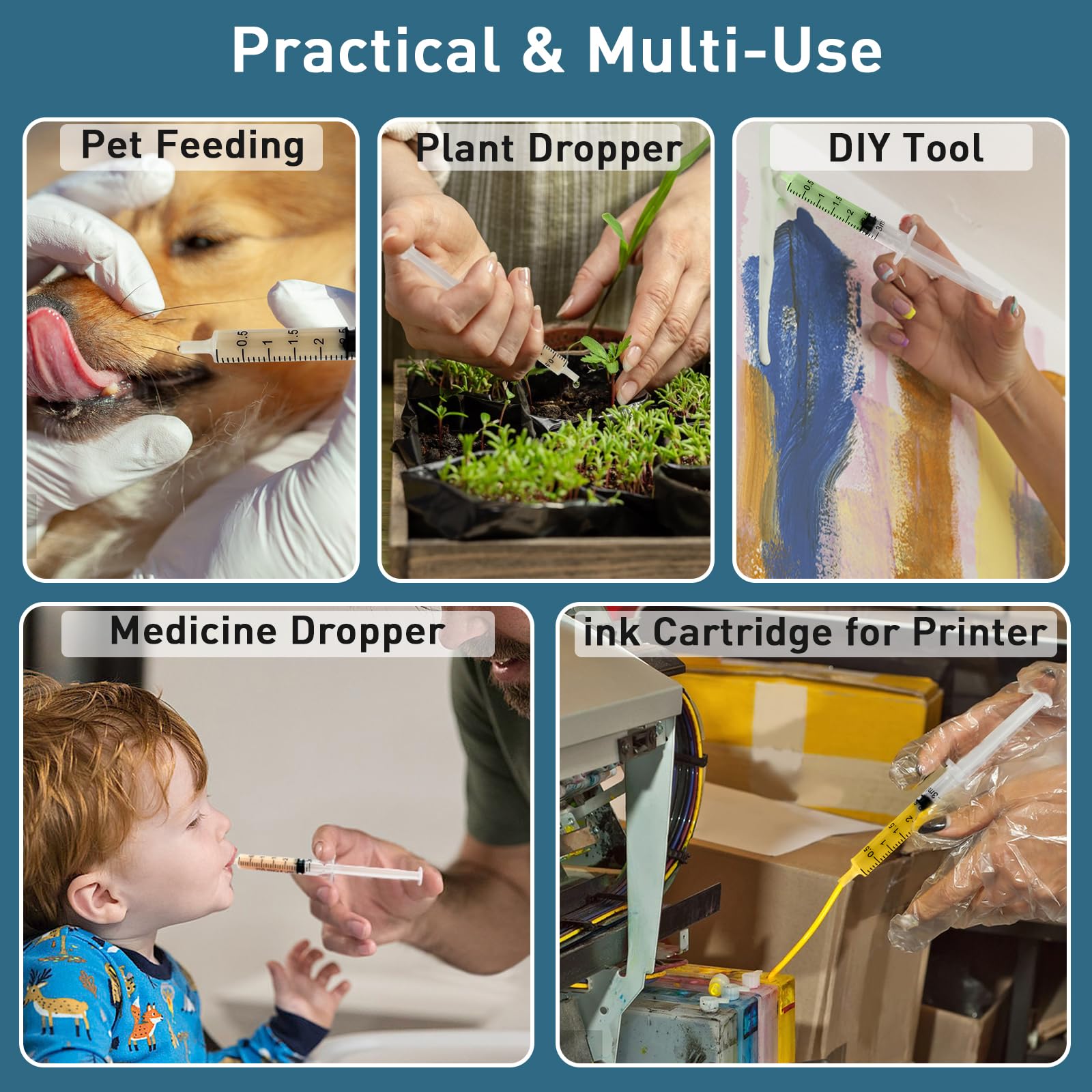 ISOPEN colostrum syringe durable plastic emphasizes leak-proof use.