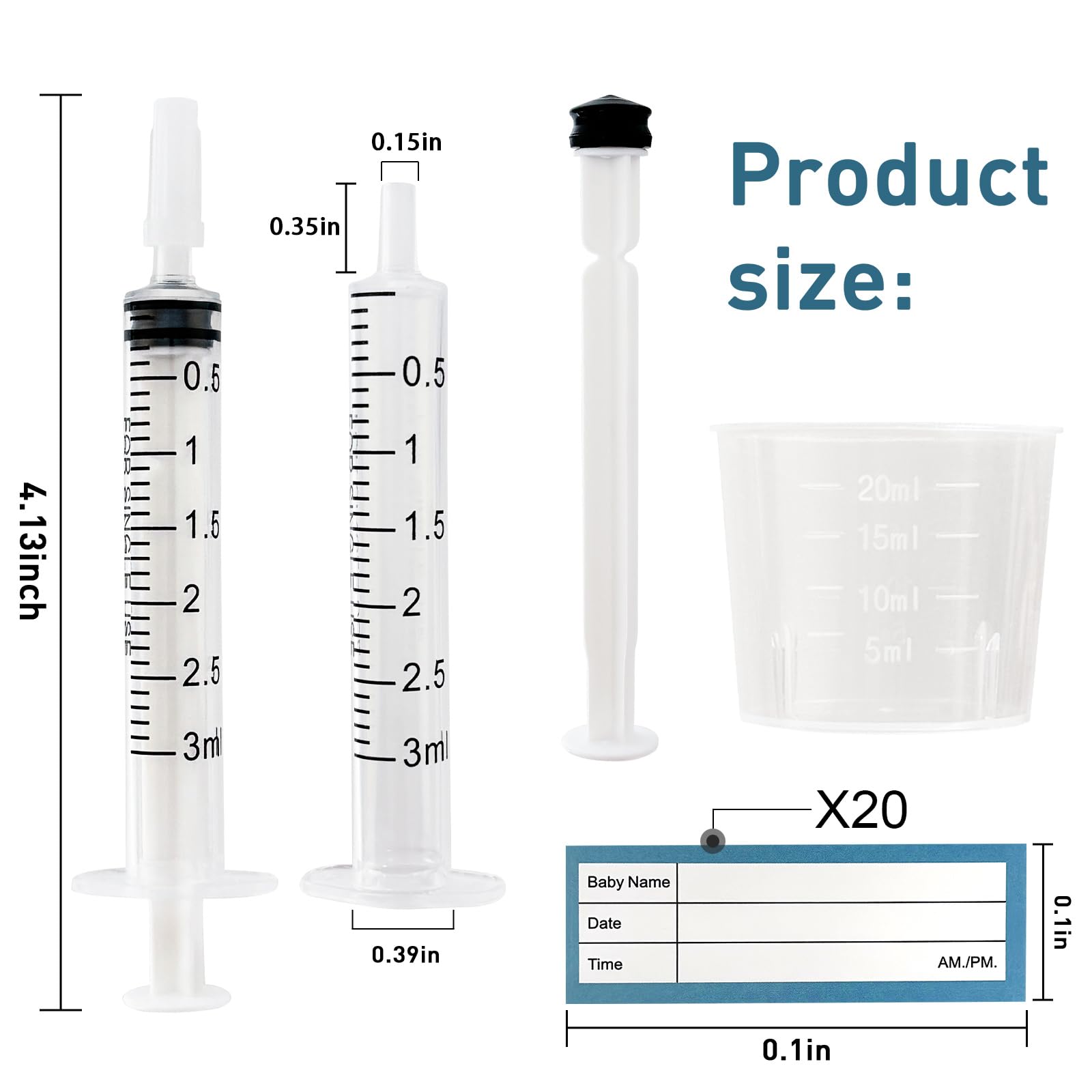 ISOPEN colostrum syringe measuring cup highlights precise dosage control.