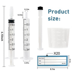 ISOPEN colostrum syringe measuring cup highlights precise dosage control.