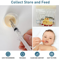 ISOPEN colostrum syringe sticker label helps organize kits.