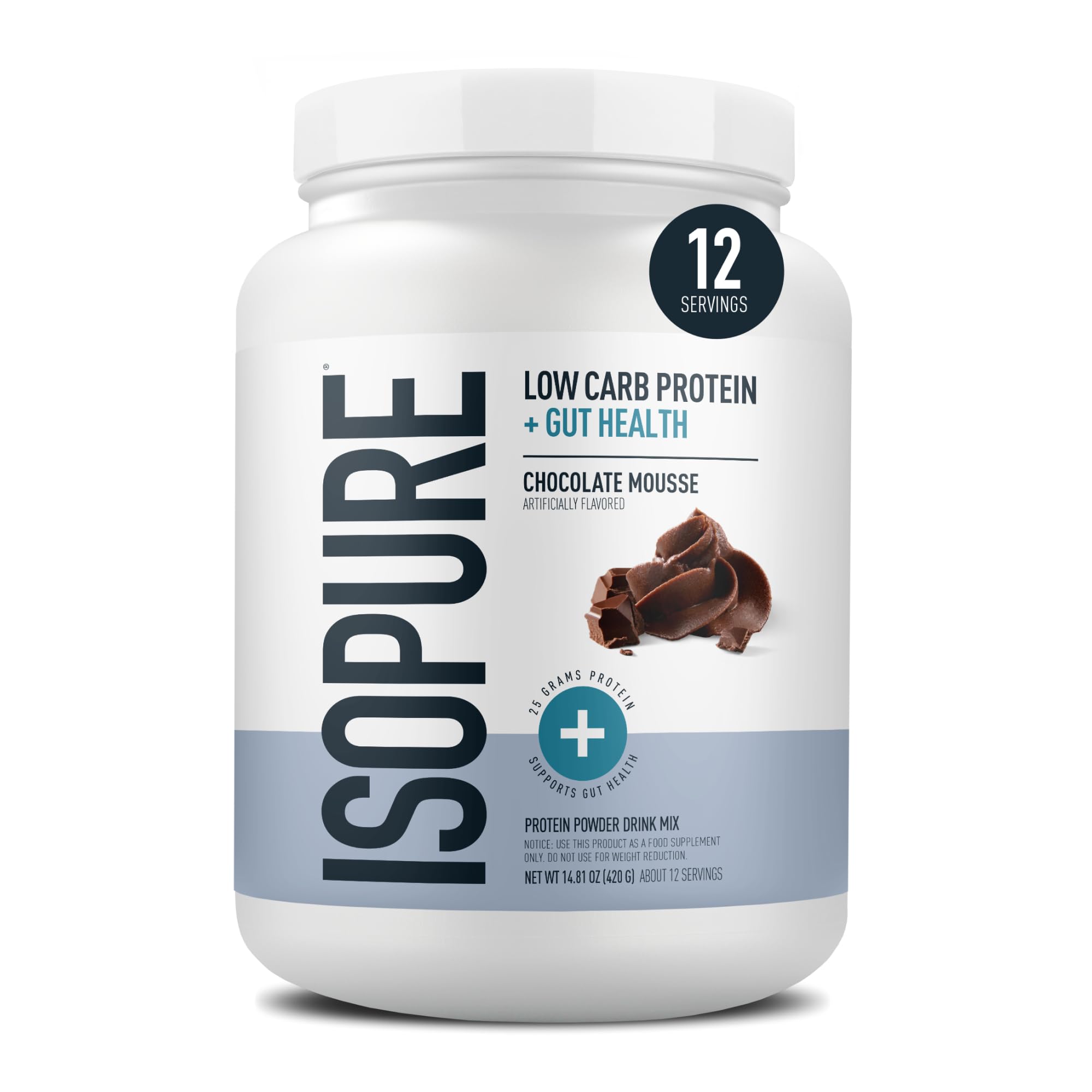 Isopure bottle pour shows convenient protein boost for post-workout recovery